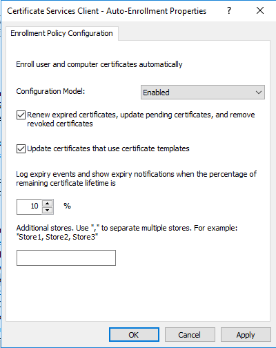 SCCM Cloud Management Gateway