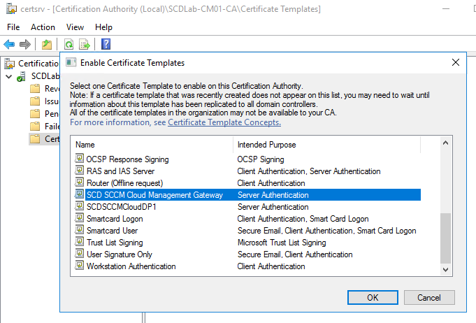 SCCM Cloud Management Gateway