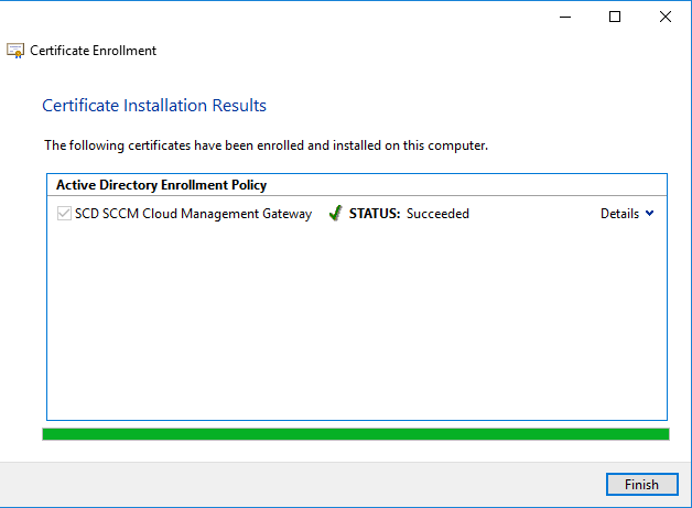 SCCM Cloud Management Gateway