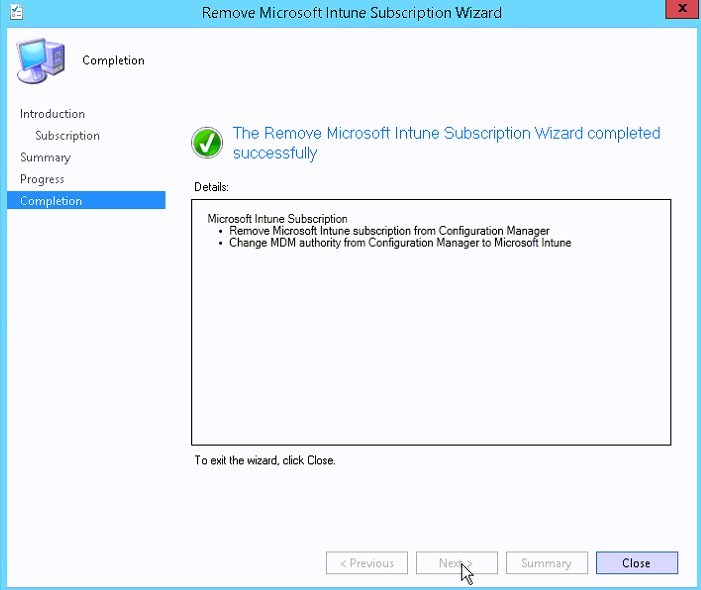 Change SCCM MDM authority Intune standalone