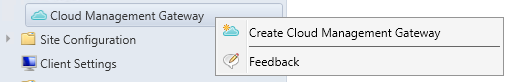 SCCM Cloud Management Gateway