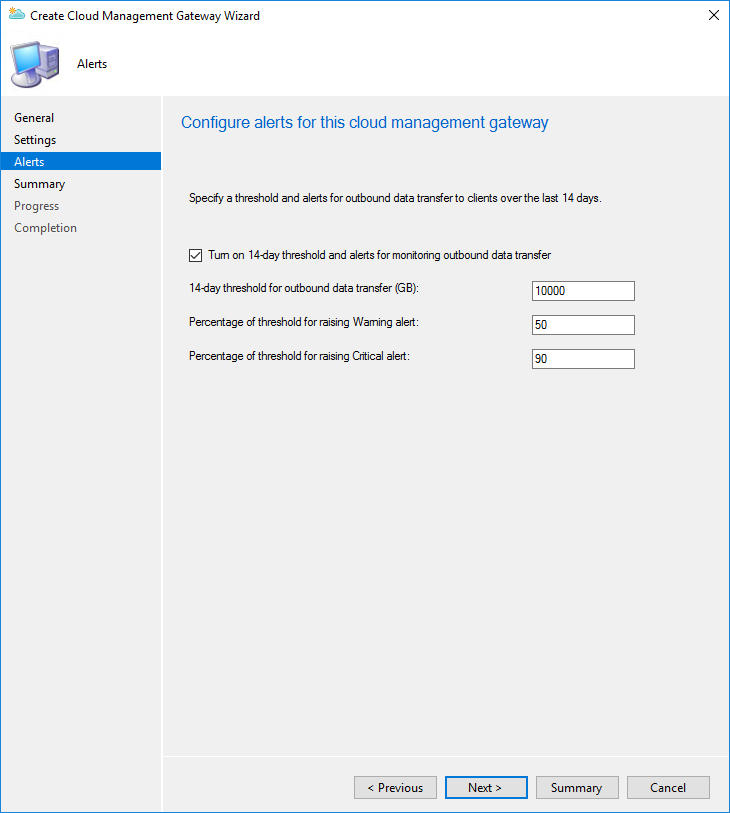 SCCM Cloud Management Gateway