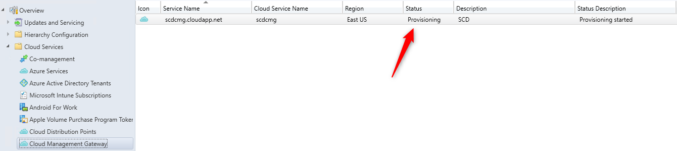 SCCM Cloud Management Gateway