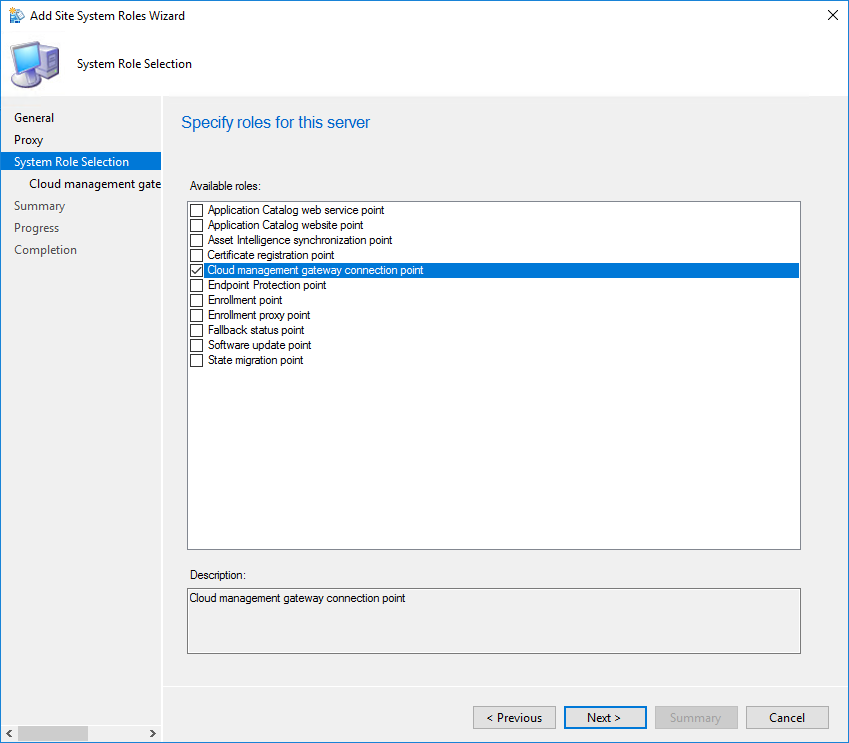 SCCM Cloud Management Gateway