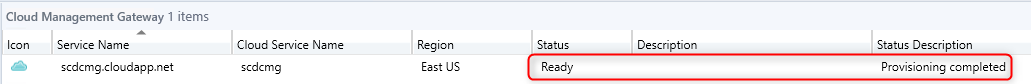 SCCM Cloud Management Gateway