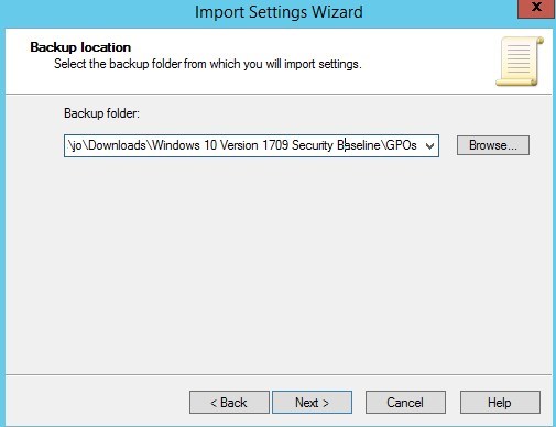 Windows 10 Security baseline