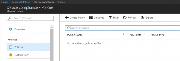 Intune enforce iOS version