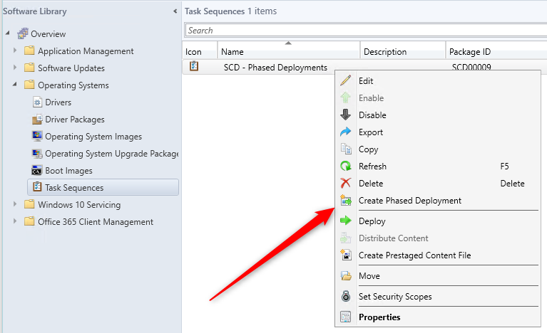 SCCM Phased Deployments