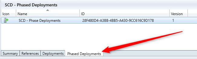 SCCM Phased Deployments