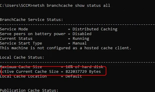 SCCM BranchCache