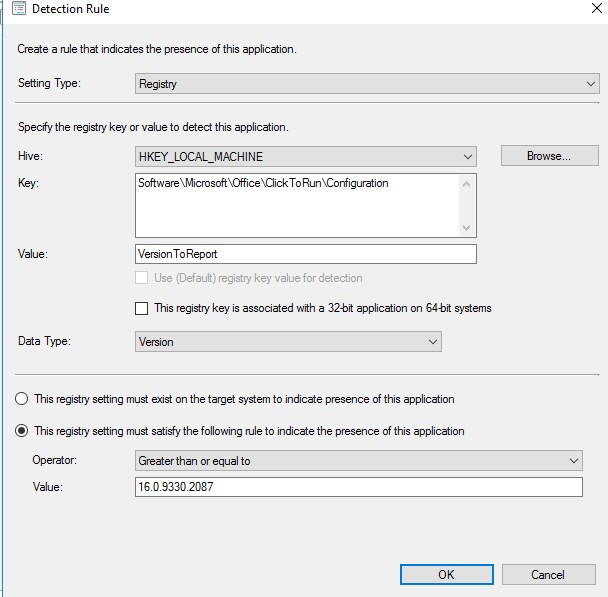 SCCM Office 365 Installer