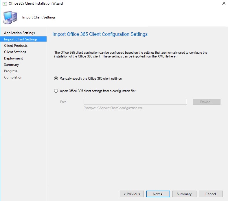 Create Office 365 Installer using SCCM