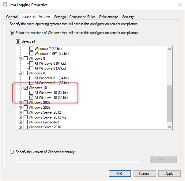 SCCM Java Inventory