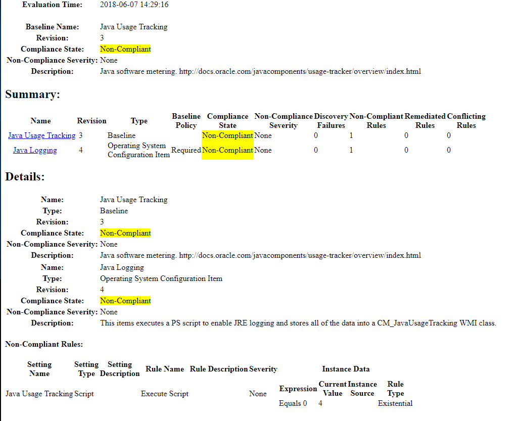 SCCM Java Inventory