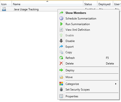 SCCM Java Inventory