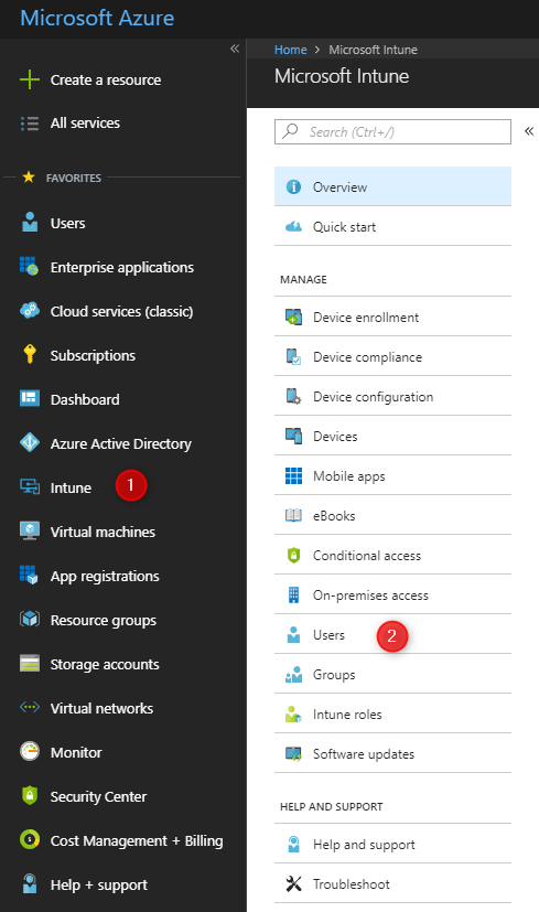 sccm intune modern management