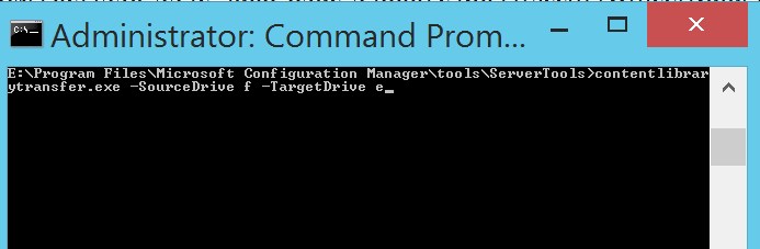 SCCM Move Content Library