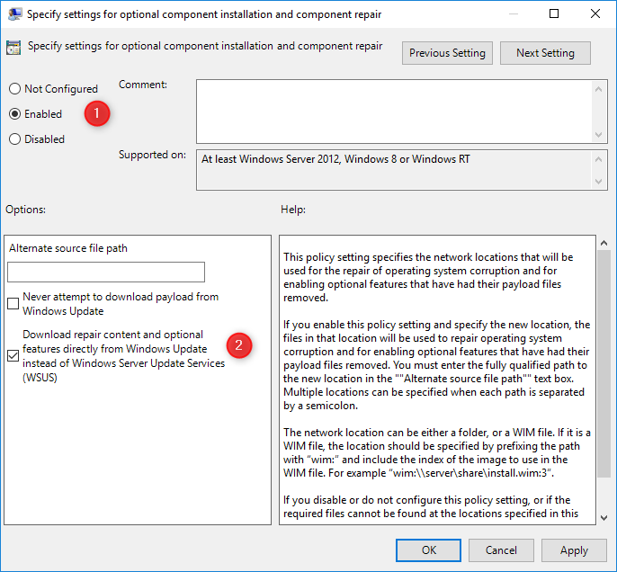 Deploy SCCM Feature on Demand