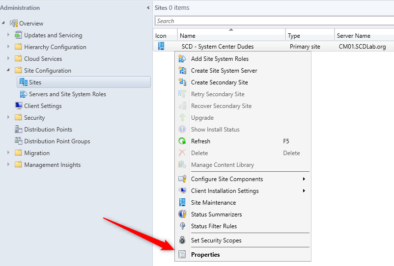 SCCM Wake on Lan Client Notification