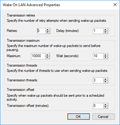 SCCM Wake on Lan Client Notification