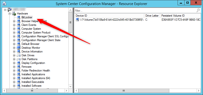 Sccm Bitlocker report