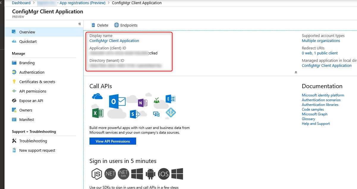 sccm cmg failed login azure