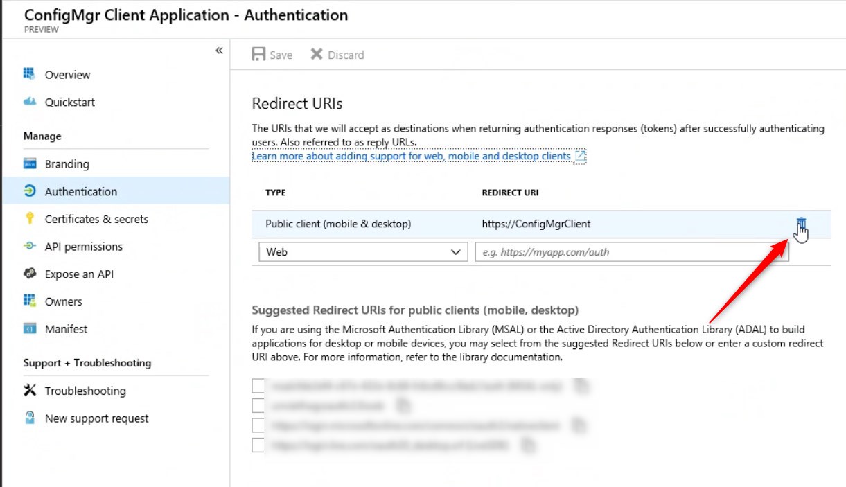 sccm cmg failed login azure