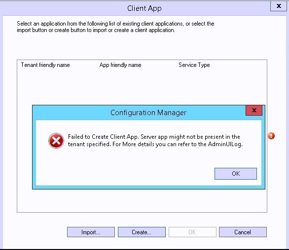 sccm cmg failed login azure