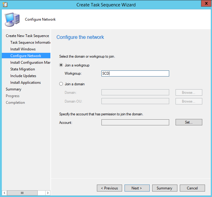 SCCM Windows 2019 Task Sequence