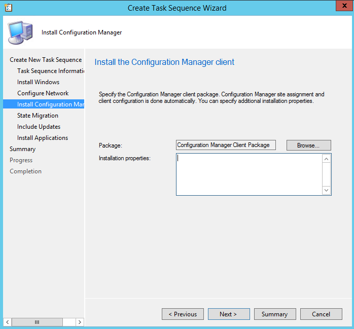 SCCM Windows 2019 Task Sequence