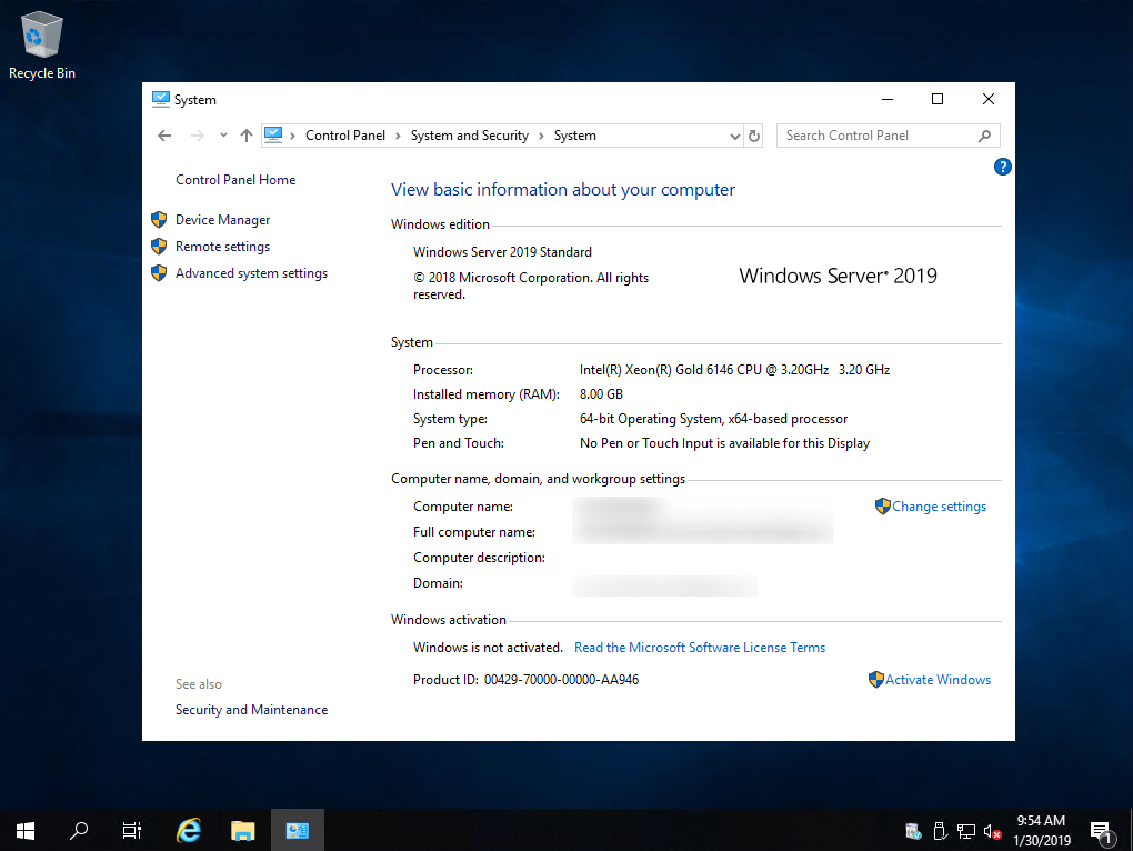 SCCM Windows 2019 Task Sequence