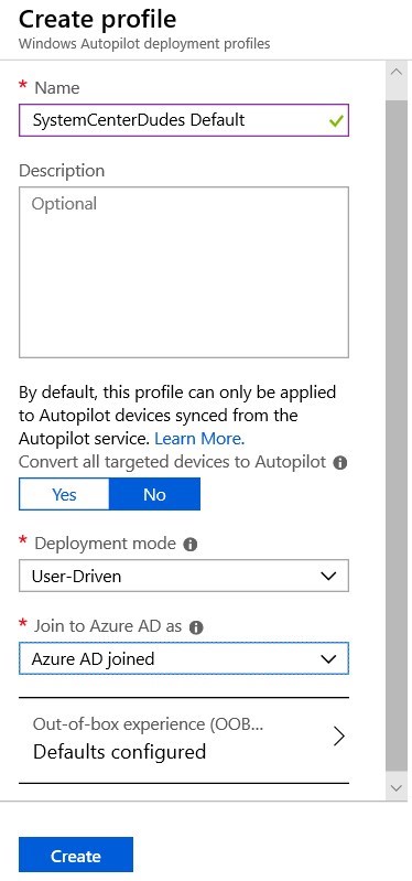 Microsoft AutoPilot Windows 10