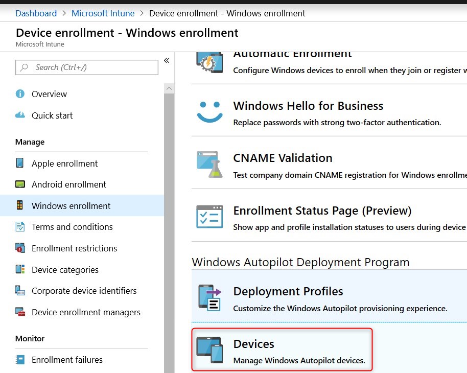 Microsoft AutoPilot Windows 10