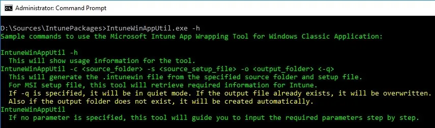 Intune Win32 Application