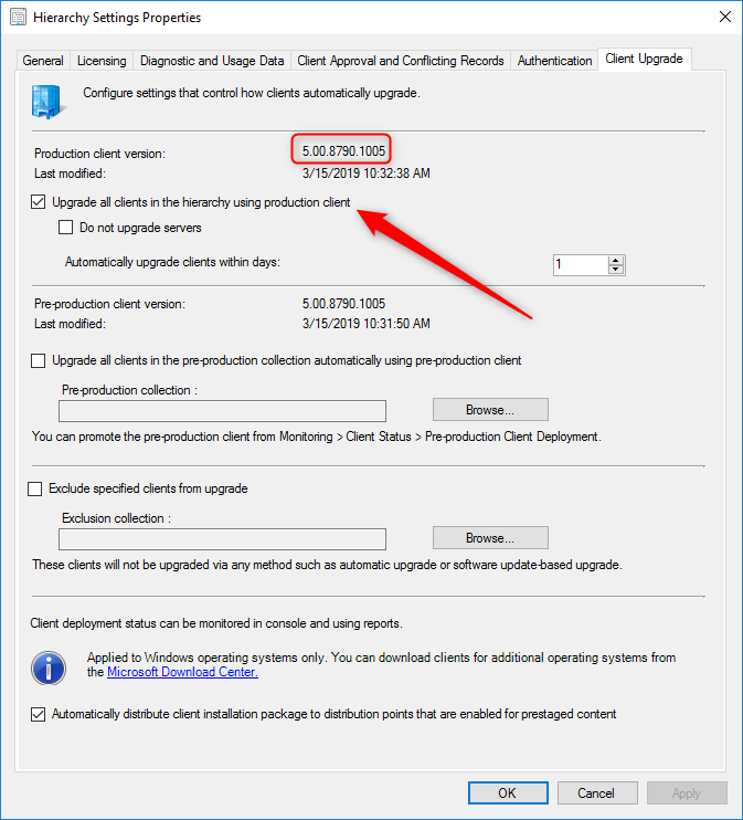 SCCM 1902 Upgrade Guide