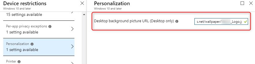 windows 10 intune autopilot customization