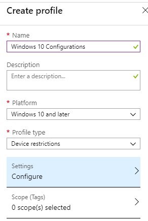 windows 10 intune autopilot customization