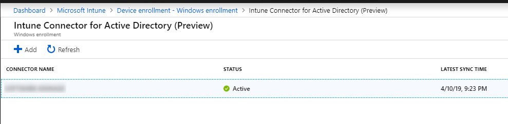 Intune Autopilot Hybrid AD joined