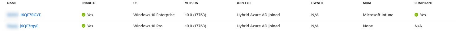 Intune Autopilot Hybrid AD joined