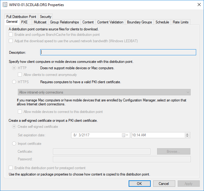 SCCM Distribution Point Maintenance Mode