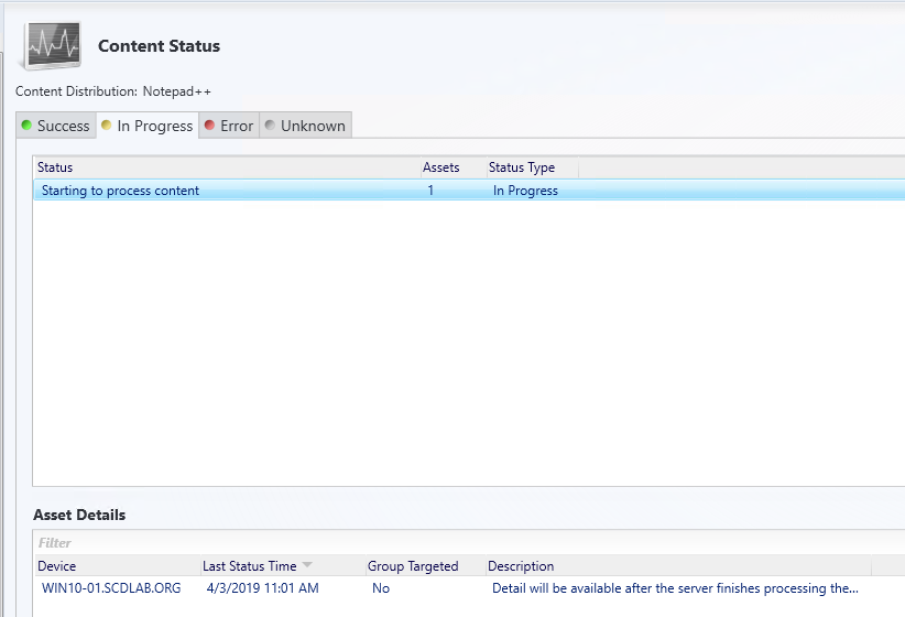 SCCM Distribution Point Maintenance Mode