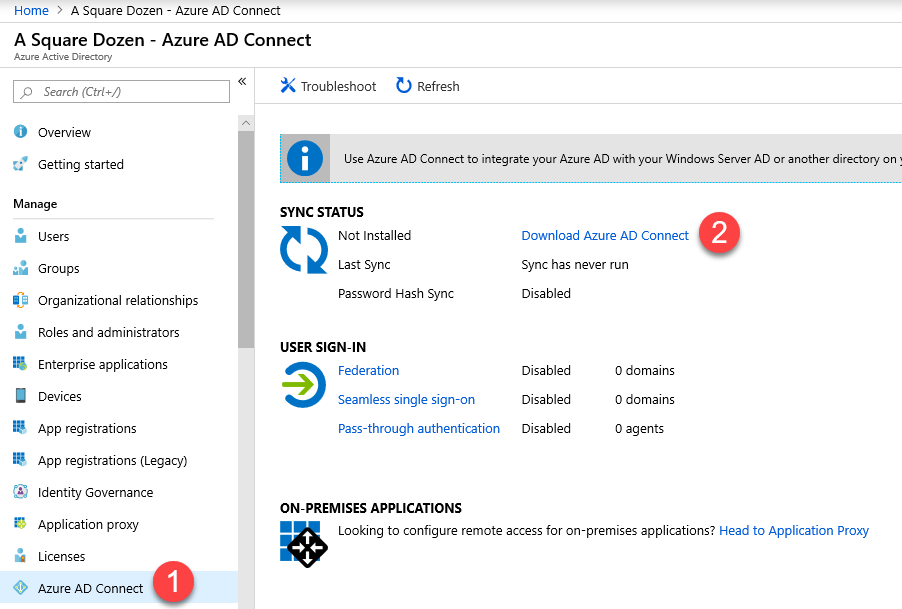 download azure ad connect