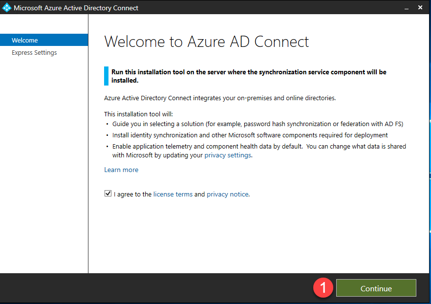 Configure Azure AD Connect
