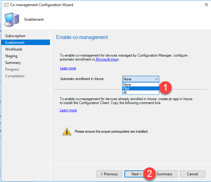 Co-Management SCCM 1902