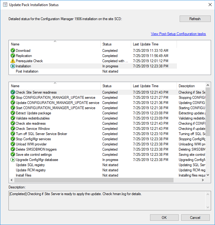 SCCM 1906 Upgrade Guide