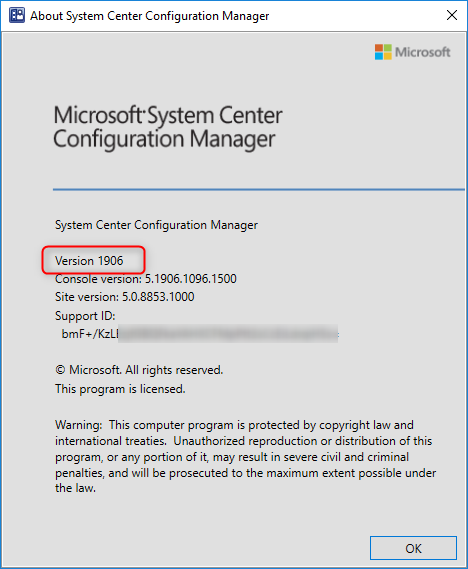 SCCM 1906 Upgrade Guide