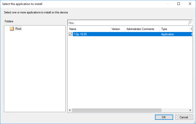 SCCM Install applications device real-time