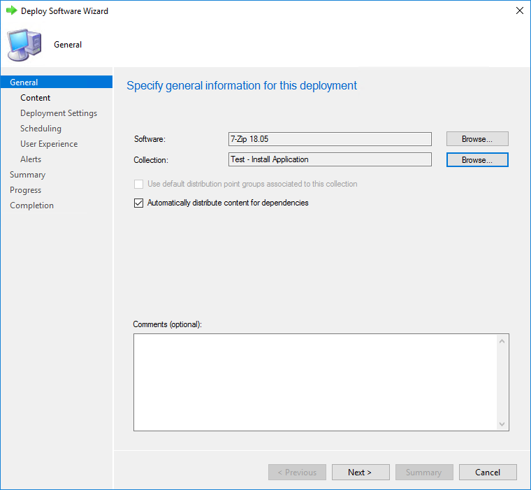 SCCM Install applications device real-time