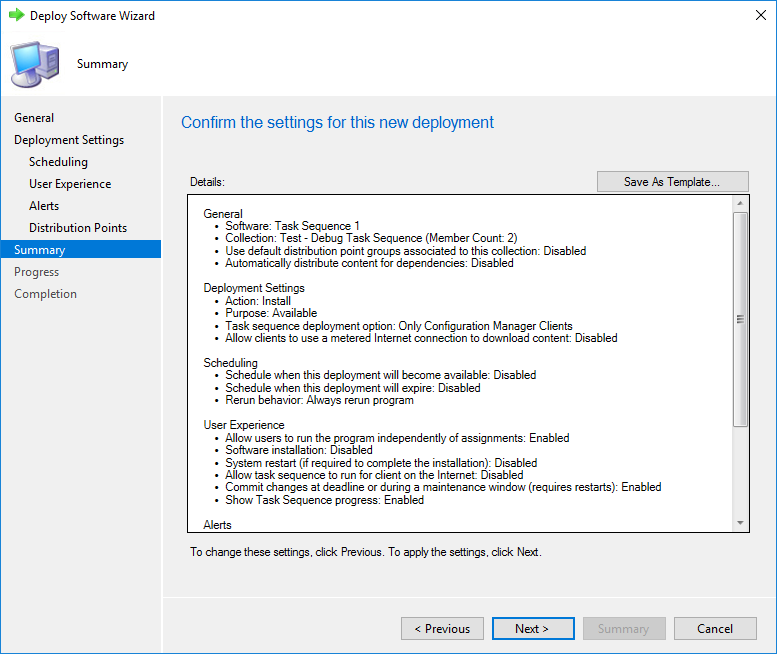 SCCM Task Sequence Debugger