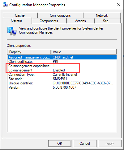 Co-Management SCCM 1902